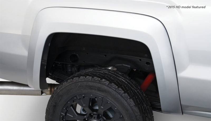 Bushwacker 14-18 GMC Sierra 1500 Extend-A-Fender Style Flares 2pc 69.3/78.8/97.8in Bed Black 40100-02