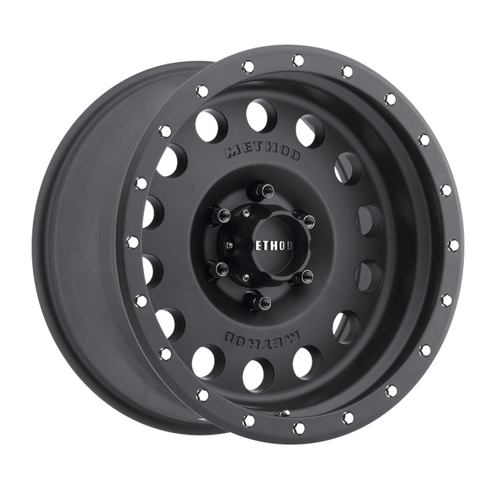 Method MR307 Hole 17x8.5 0mm Offset 6x5.5 108mm CB Matte Black Wheel MR30778560500