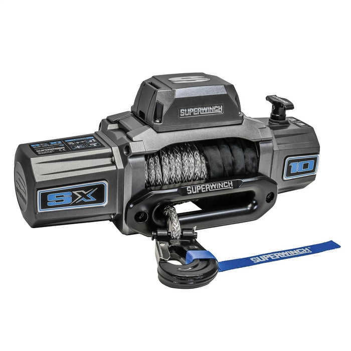 Superwinch 10000 LBS 12V DC 3/8in x 80ft Synthetic Rope SX 10000 Winch 1710201