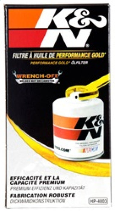 K&N Compatible with Dodge Performance Gold Oil Filter HP-4003