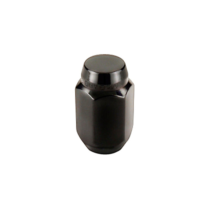 McGard Hex Lug Nut (Cone Seat) 1/2-20 / 13/16 Hex / 1.5in. Length (4-Pack) Black 64030