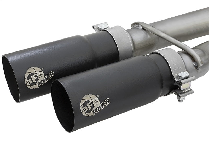 aFe Rebel Series 3in 409 SS Cat-Back Exhaust w/ Black Tips 04-15 Compatible with Nissan Titan V8 5.6L 49-46124-B