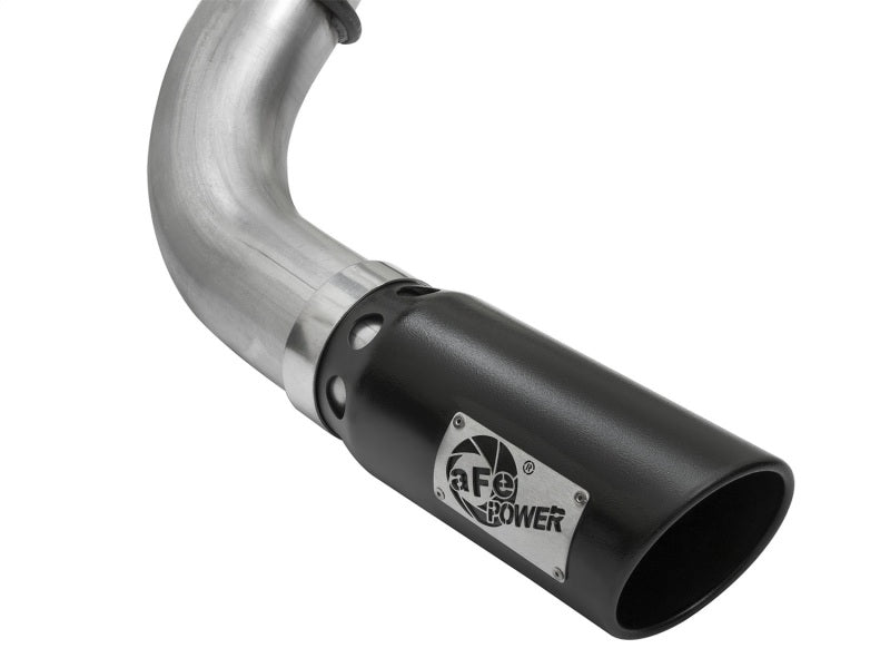 aFe LARGE Bore HD DPF-Back SS Exhaust w/ Black Tip 2016 Compatible with Nissan Titan XD V8-5.0L (td) 49-46113-B