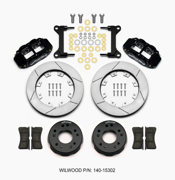 Wilwood Narrow Superlite 6R Front Kit 12.19in 63-87 C10 w/ Wilwood Pro Spindles 140-15302