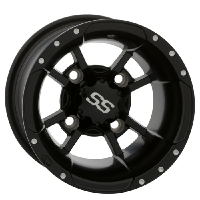 ITP 1028335536B SS112 Sport Rear ATV/UTV Black Alloy Aluminum Wheel