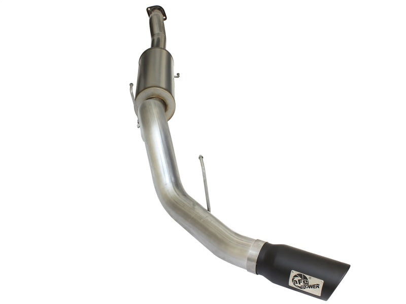 aFe MACHForce XP SS Exhaust 4in Cat-Back w/ Black Tip 2015 Ford F-150 EcoBoost V6 2.7/3.5Ltt 49-43069-B