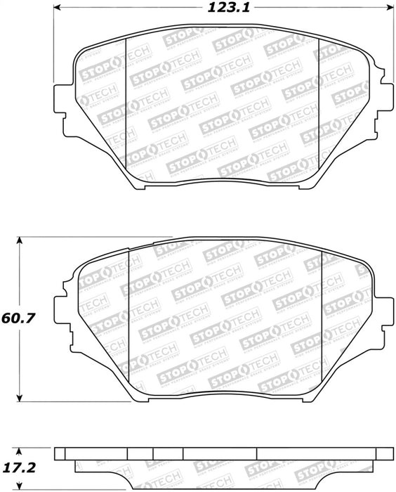 StopTech Street Brake Pads 308.0862