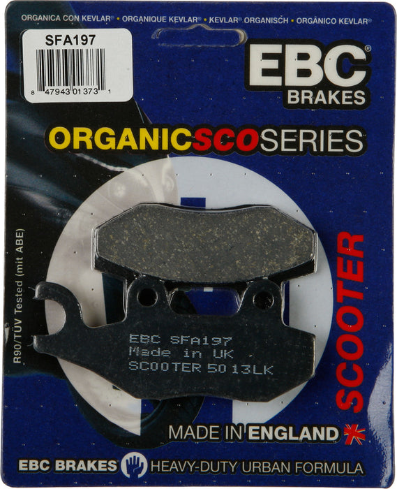 EBC Brakes SFA197 Standard Scooter Brake Pad