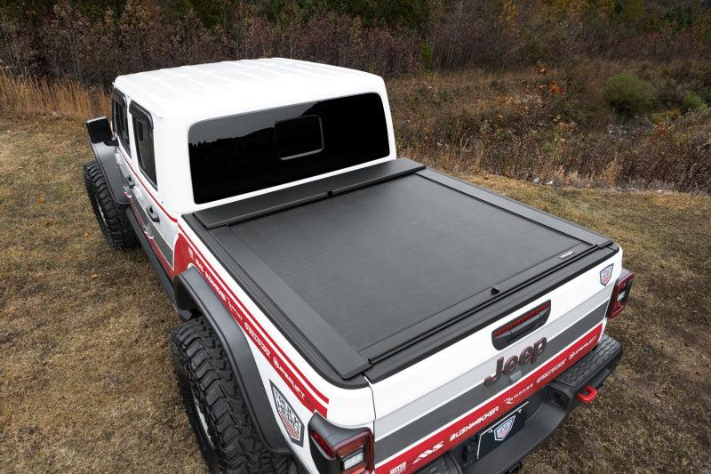 Roll-N-Lock 2020 compatible with Jeep Gladiator 5ft bed (w/ Trail Rail System) M-Series Retractable Tonneau Cover LG495M