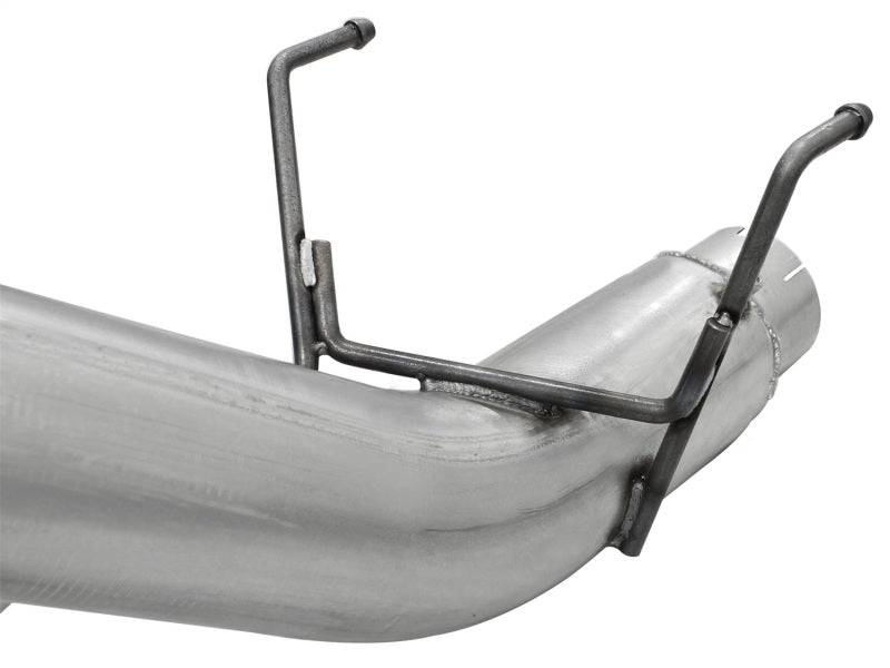 aFe Atlas 5in DPF-Back Aluminized Steel Exh Compatible with Dodge RAM Diesel 13-14 L6-6.7L Mega Cab w/ Black Tip 49-02039-B