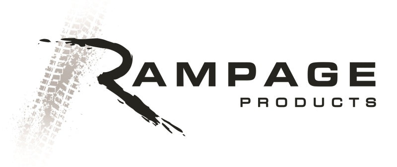 Rampage 07-18 compatible with Jeep Wrangler JK Unlimited TrailCrawler Rock Slider & Rocker Guard Black 88737