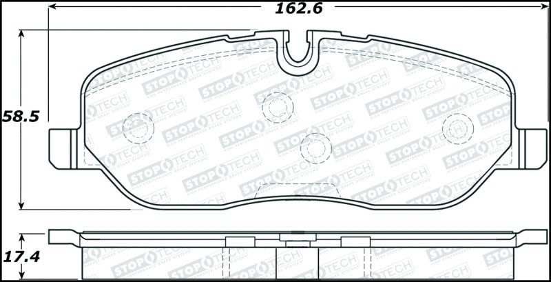 StopTech Street Brake Pads 308.1098