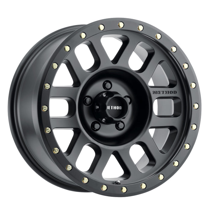 Method MR309 Grid 17x8.5 0mm Offset 5x5 94mm CB Matte Black Wheel MR30978550500