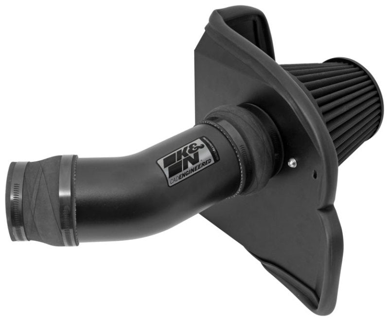 K&N 11-13 Compatible with Dodge Challenger V8/12-13 Charger V8 / 12-13 Chrysler 300 Black Performance Intake Kit 71-2545