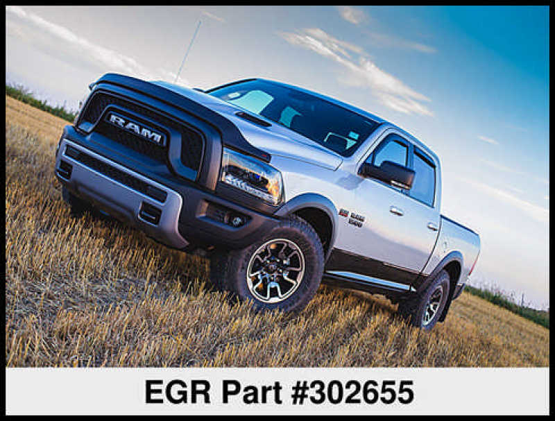 EGR 09-13 Compatible with Dodge Ram Pickup Superguard Hood Shield Matte (302655) 302655