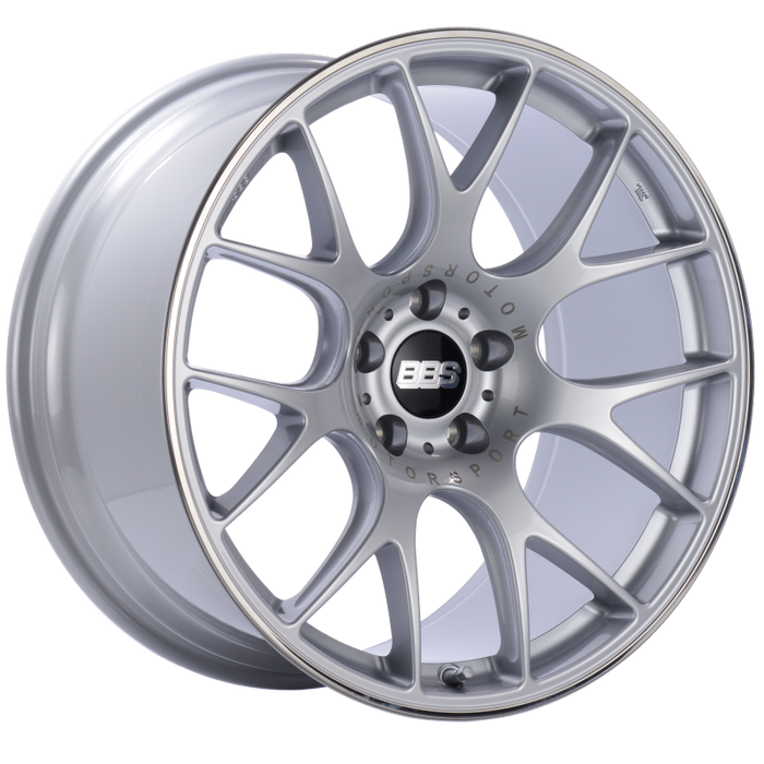 BBS CH-R 20x10.5 5x120 ET24 Brilliant Silver Polished Rim Protector Wheel -82mm PFS/Clip Required CH101SPO