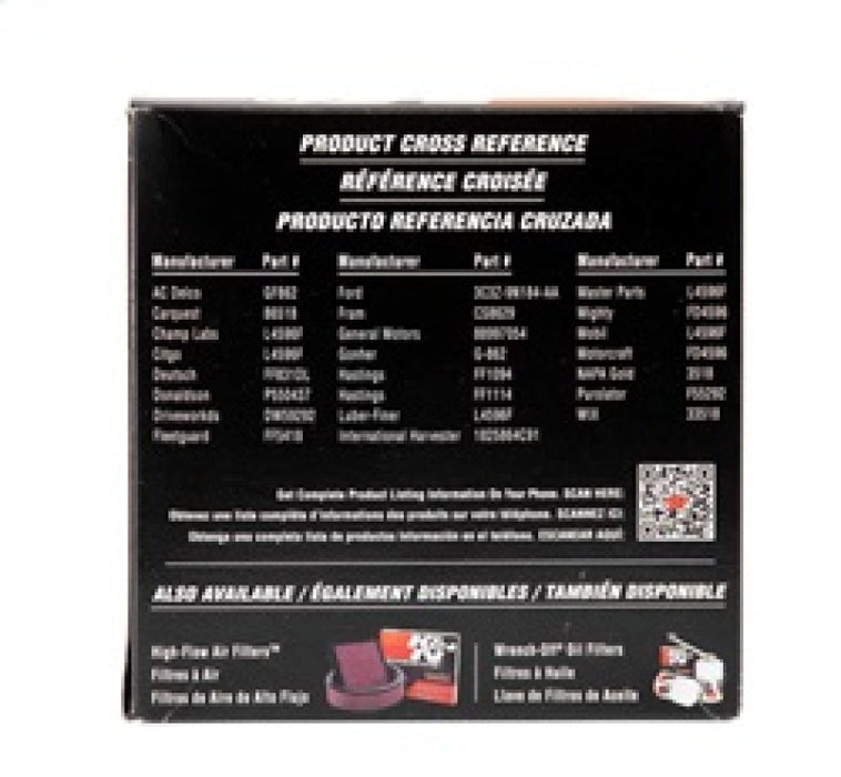K&N Ford Diesel Truck Fuel Filter PF-4000