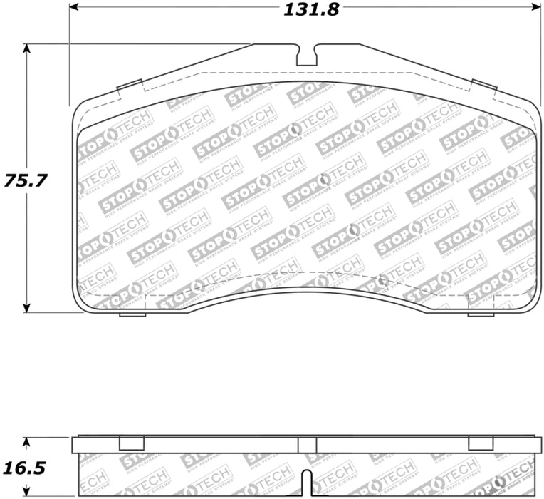 StopTech Street Touring 92-98 Porsche 911 Front Brake Pads 308.0594