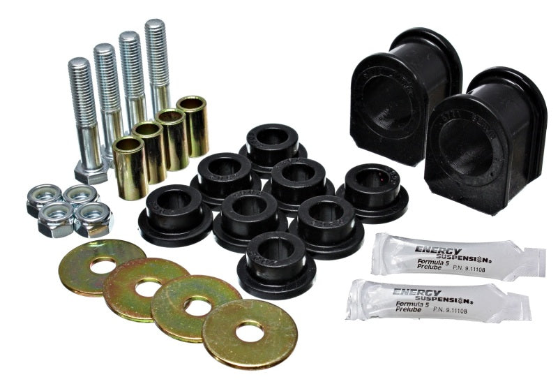 Energy Suspension 05-07 Ford Mustang Black Rear Sway Bar Frame Bushings (Must Reuse All Metal Parts) 4.5191G