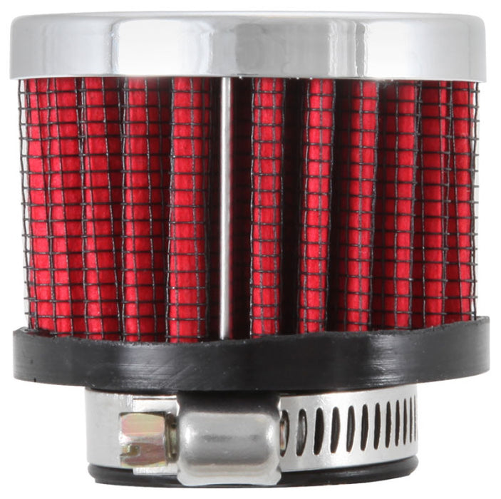 K&N Vent Air Filter/Breather: High Performance, Premium, Washable, Replacement Engine Filter: Flange Diameter: 1 In, Filter Height: 1.5 In, Flange Length: 0.625 In, Shape: Breather, 62-1370