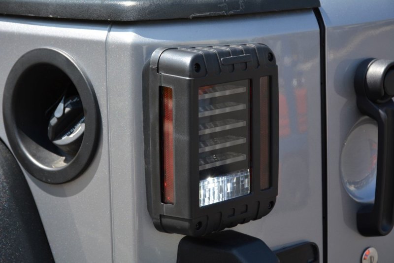 DV8 Offroad 07-18 compatible with Jeep Wrangler JK Octagon LED Tail Light TLJK-02