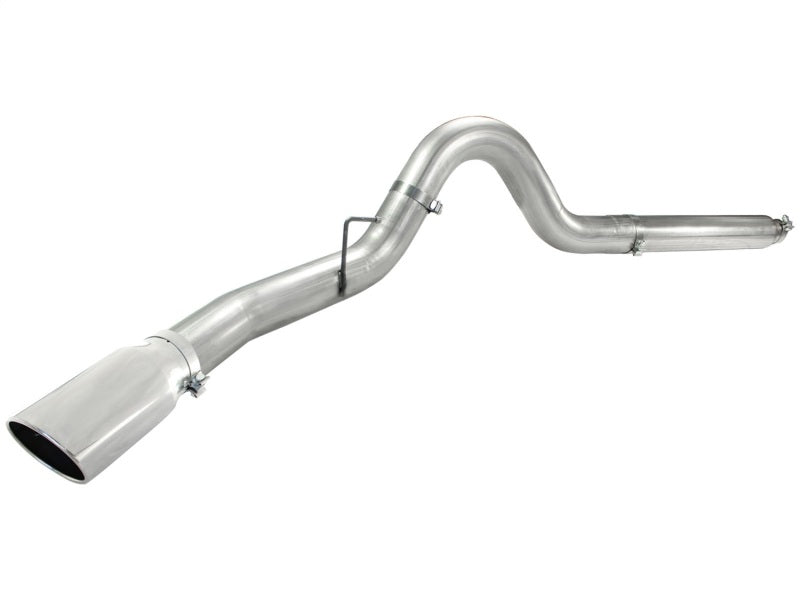 aFe Atlas 5in DPF-Back Aluminized Steel Exh Sys, Ford Diesel Trucks 08-10 V8-6.4L (td) Polished tip 49-03054-P