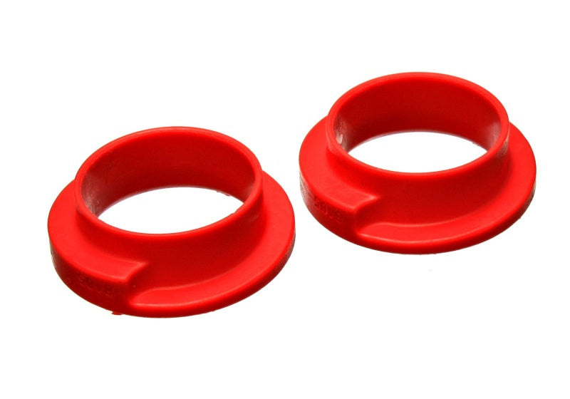 Energy Suspension Universal 2-3/16in ID 3in OD 1in H Red Coil Spring Isolators (2 per set) 9.6115R