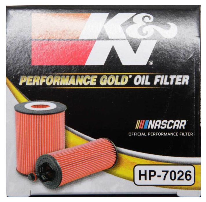 K&N Performance Oil Filter for 14-17 Compatible with Dodge Durango 3.6L / 14-17 compatible with Jeep Grand Cherokee 3.6L HP-7026