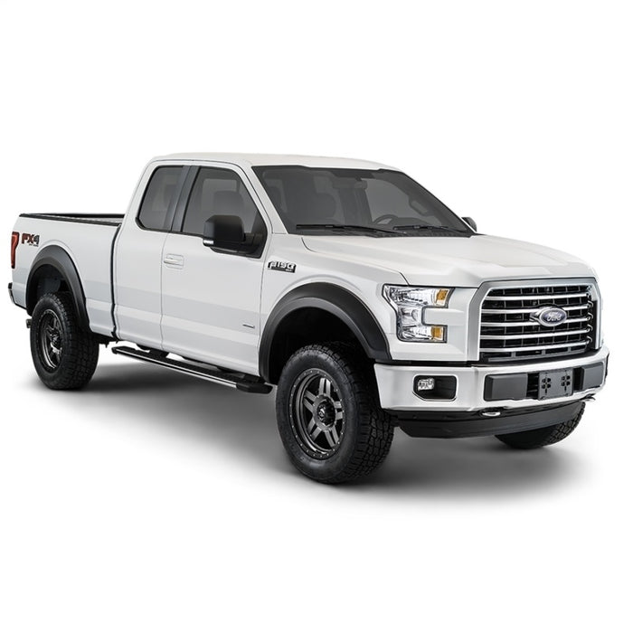 Bushwacker 17-18 Ford F-250 Super Duty Extend-A-Fender Style Flares 4pc Black 20943-02