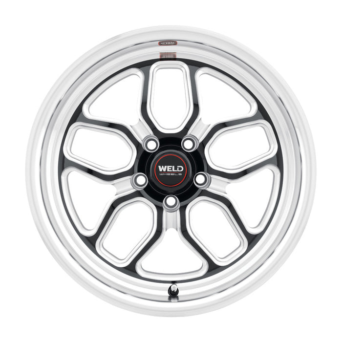 Weld Racing 17x10 Laguna Drag Wheel 5x127 ET38 BS7.00 Gloss BLK MIL DIA 71.5 S15270075P38