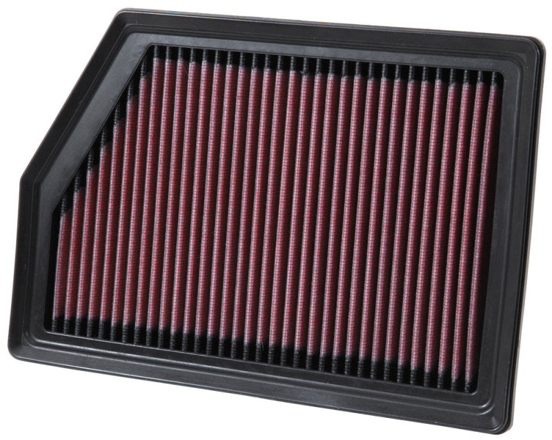 K&N Replacement Panel Air Filter for 2014 compatible with Jeep Cherokee 2.4L/3.2L 33-5009