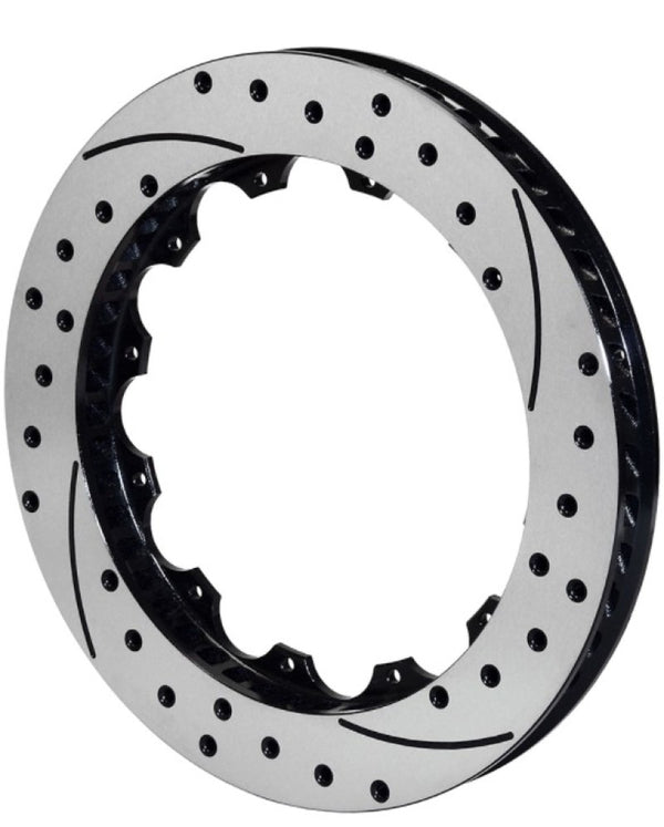 Wilwood Rotor-SRP48 SPC-37-LH-BLK-Drill 12.88 x 1.25 12 on 8.75in 160-7173-BK