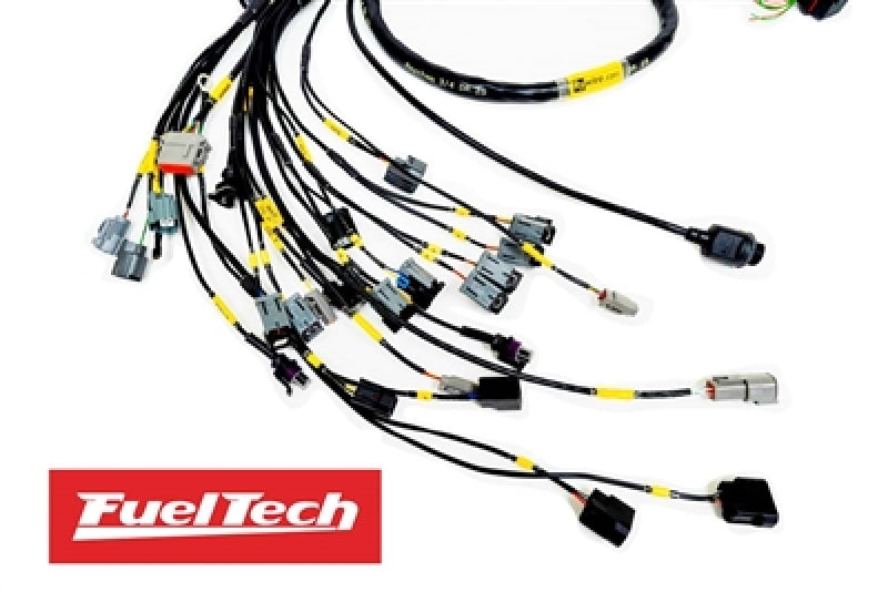 Rywire Honda K-Series (w/FuelTech 550 ECU) Eng Harness w/OBD2 Alt/EV14 Inj/AEM IAT/MAP (Adapter Req) RY-K2-FUELTECH-550