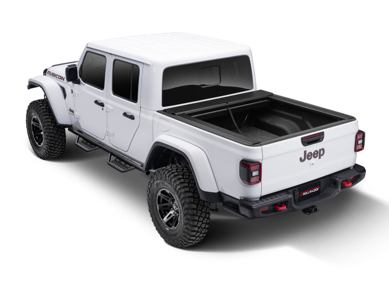 Roll-N-Lock 2020 compatible with Jeep Gladiator 5ft bed (w/ Trail Rail System) M-Series Retractable Tonneau Cover LG495M