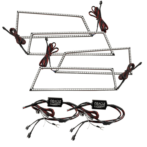 Oracle Chevrolet Silverado 03-06 Square Halo Kit ColorSHIFT w/o Controller SEE WARRANTY 3959-334