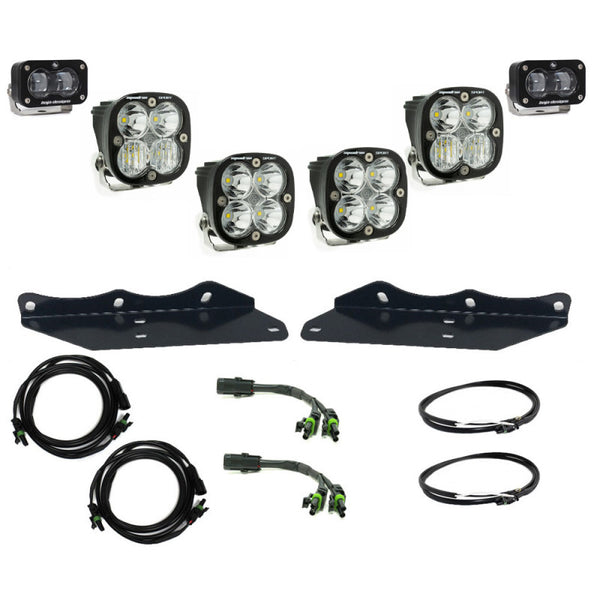 Baja Designs 17-20 Fits Ford F-150 Raptor S2 SAE Sportsmen Fog Pocket Kit Clear 448172