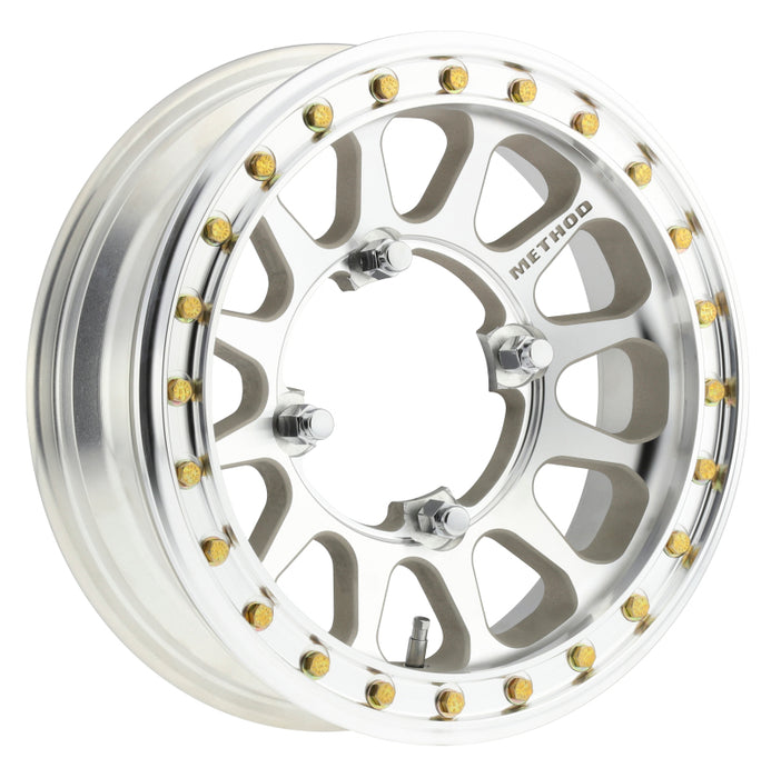 Method MR401-R UTV Beadlock 15x5 / 2.5+2.5/0mm Offset / 4x156 / 127mm CB Machined Raw Wheel MR40155046300B2