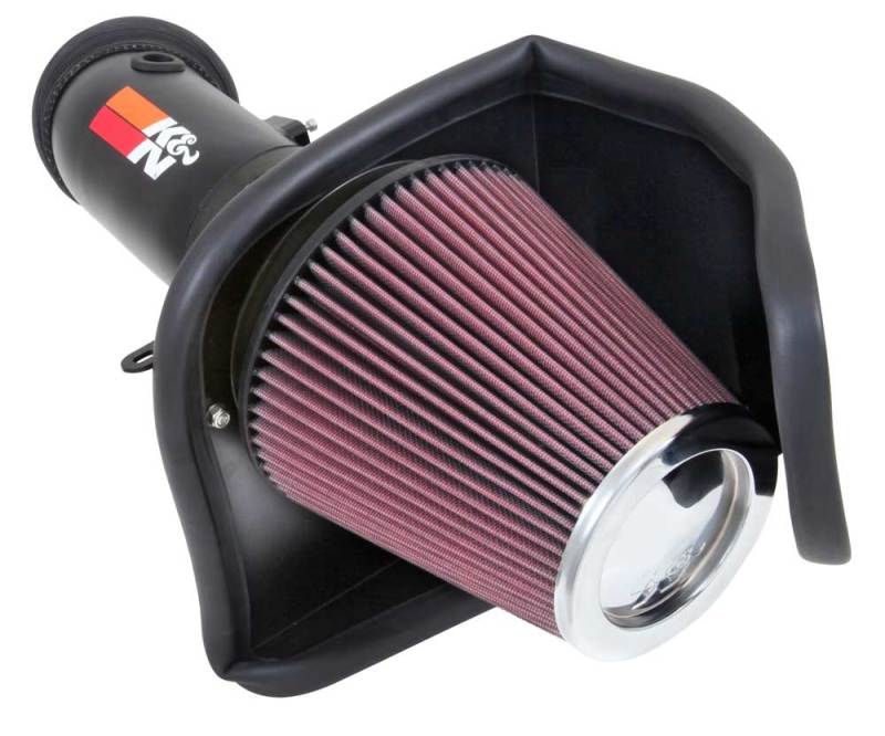 K&N 2015 Compatible with Dodge Challenger/Charger 6.2L V8 Typhoon Short Ram Intake 69-2550TTK