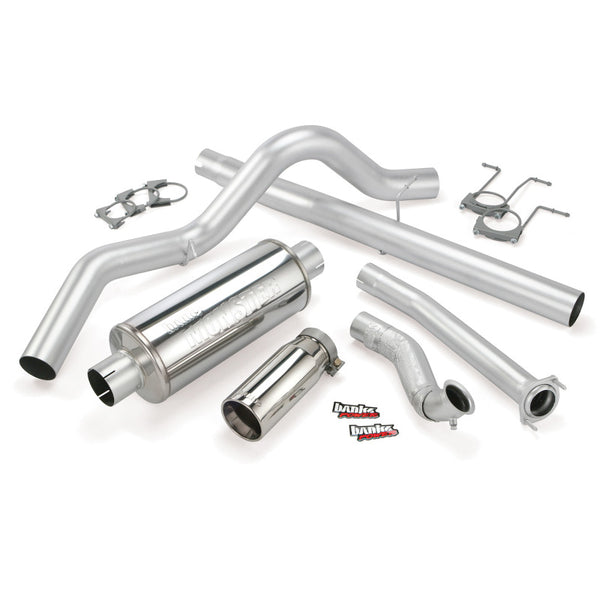 Banks Power 94-97 Ford 7.3L ECLB Monster Exhaust System SS Single Exhaust w/ Chrome Tip 46298