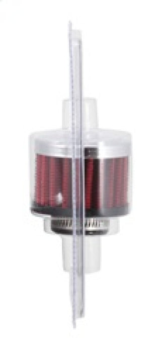 K&N Vent Air Filter/ Breather: High Performance, Premium, Washable, Replacement Engine Filter: Flange Diameter: 0.75 In, Filter Height: 1.5 In, Flange Length: 0.4375 In, Shape: Breather, 62-1360