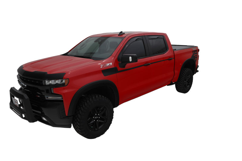 Bushwacker 19-21 Chevrolet Silverado 1500 OE-Style 4PC Fender Flares Black Smooth 40930-02