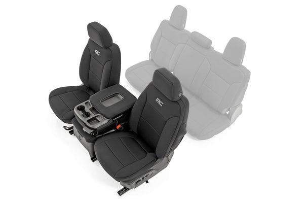 Rough Country Seat Covers Fr 40/20/40 Fits Chevy/GMC 1500 (19-23) 91035