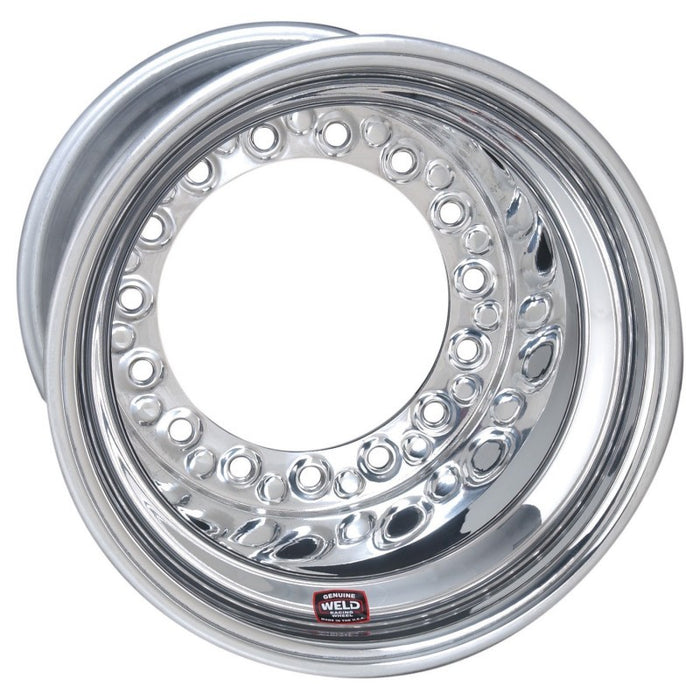 Weld Wide 5 HS Direct Mount 15x13 / 5x10.25 BP / 3in. BS Polished Assembly Mod Beadlock 571-5323M