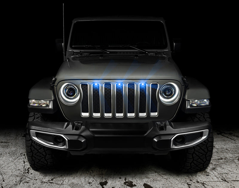 Oracle Pre-Runner Style LED Grille Kit compatible with Jeep Gladiator JT Blue SEE WARRANTY 5871-002