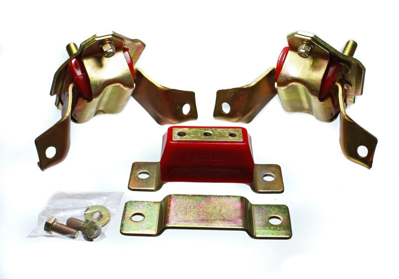 Energy Suspension 84-95 Ford Mustang 5.0 (302c.i.) V8 Red Motor & Transmission Mount Set 4.1124R