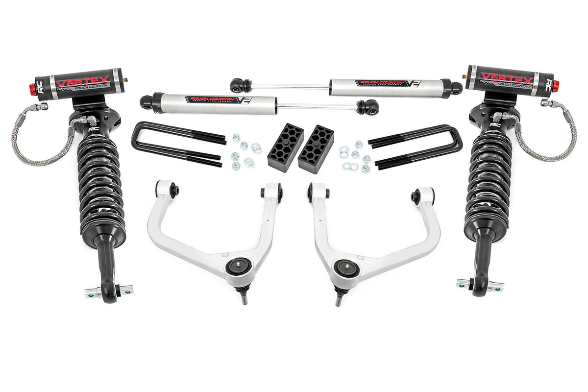 Rough Country 3.5 Inch Lift Kit Vertex/V2 Fits Chevy Silverado 1500 2WD/4WD (19-23) 29557