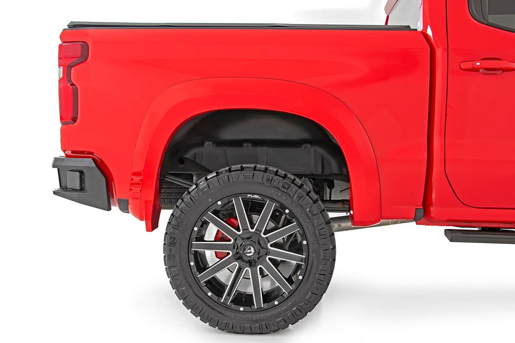 Rough Country Sf1 Fender Flare Black Chevy Silverado 1500 2Wd/4Wd (2019-2023) F-C319201A-GBA