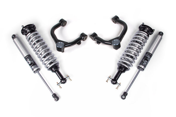 BDS 2019-2024 Fits Chevrolet Silverado 1500 GMC Sierra 1500 3.5" Coilover Upgrade Kit, 2.5" Rear Lift, Block FOX 2.5 Ifp Ps C/o, FOX 2.5 Ifp Ps Shocks 772FPS