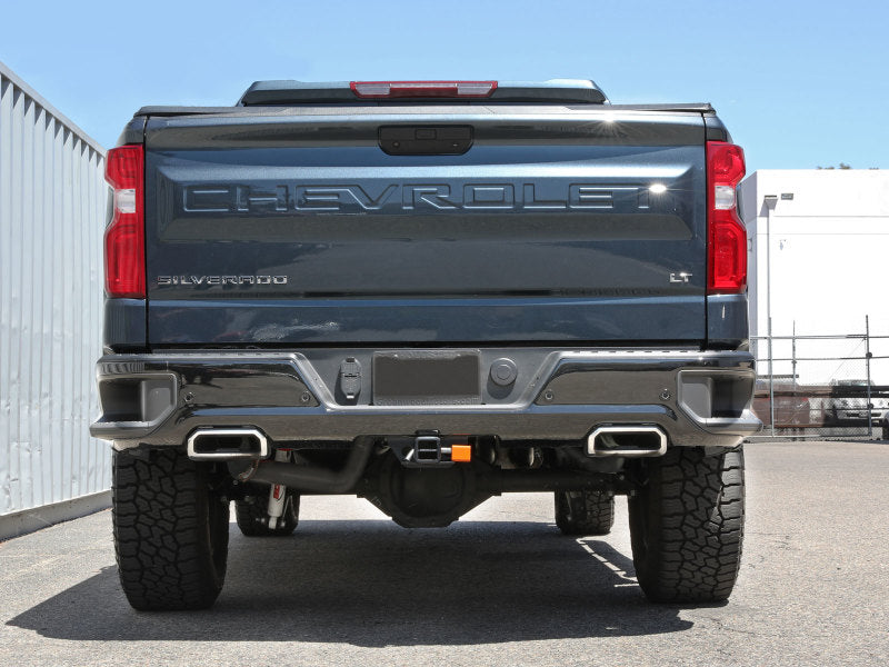 aFe Gemini XV 3in 304 SS Cat-Back Exhaust w/ Cutout 19-21 GM Silverado/Sierra 1500 V8 49-34138