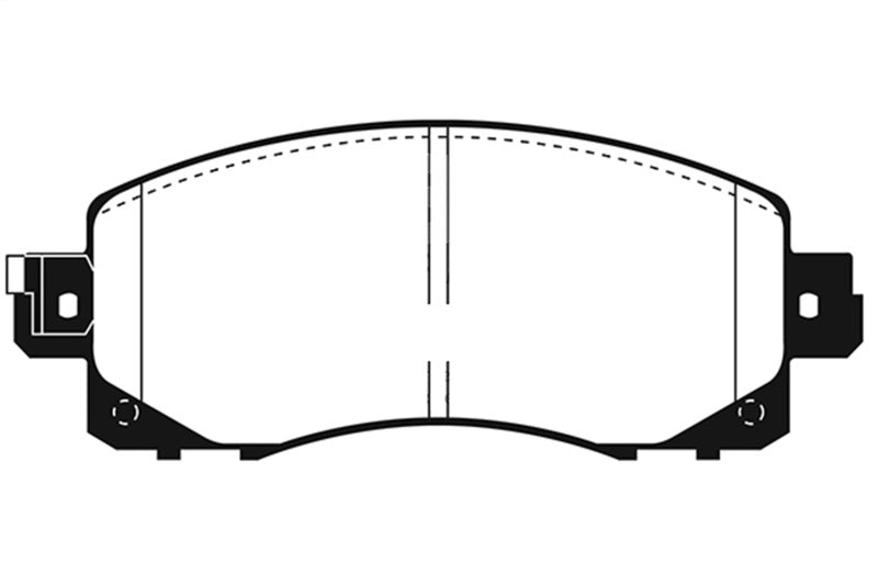 EBC 2018+ Subaru Crosstrek Yellowstuff Front Brake Pads DP42330R